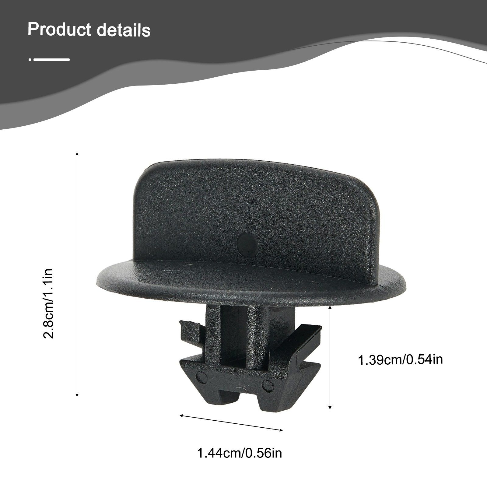 10 68034329AA Нижний фиксатор дефлектора бампера для Jeep Grand для Cherokee