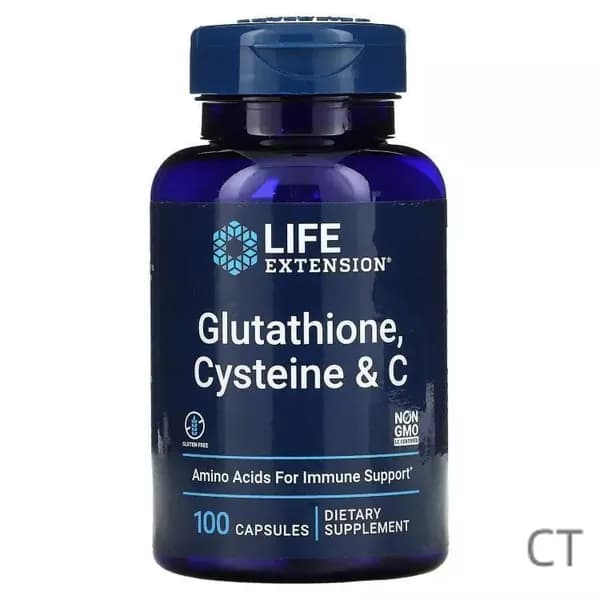 Аминокислотный комплекс LIFE Extension Glutathione Cysteine & C 100 caps