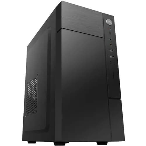 Системный блок (Intel Core i7-4770, RAM 16 ГБ, SSD 120 ГБ, Intel HD Graphics 4600, Windows 10 Home), черный матовый