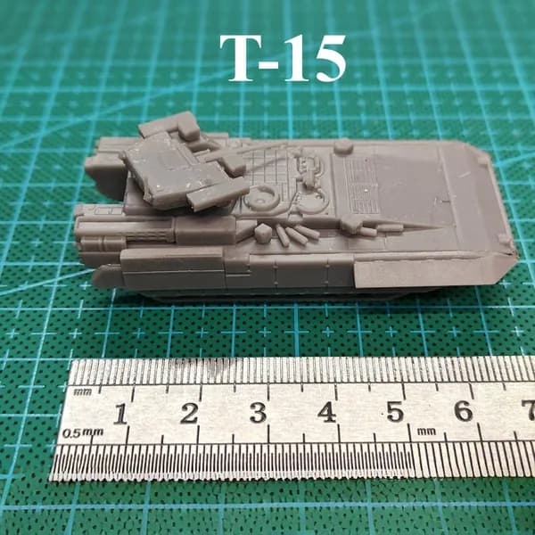 Миниатюрная модель танка в масштабе 1:144, напечатанная на 3D-принтере, из смолы, советские основные боевые танки Второй мировой войны T34/KV1 /IS2/T26, Россия Т72/Т80/Т90