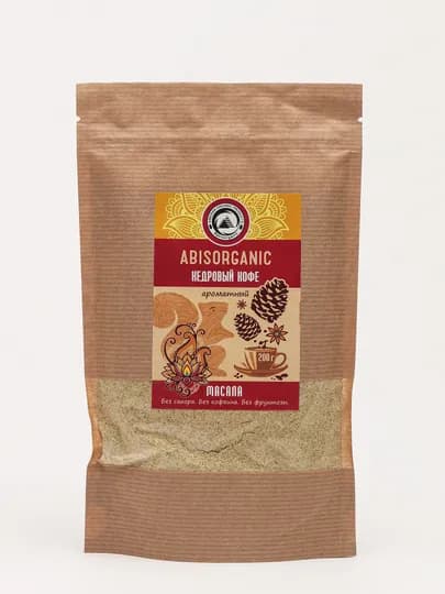 Abisorganic Кедровый Кофе Масала, 200 гр.
