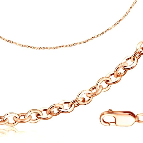 Pletnev Jewelry Браслет Серебро позолоченное 925 пробы, плетение Якорное