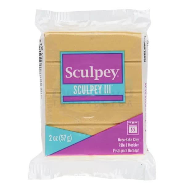 Полимерная глина Sculpey III 1132 цвет ювелирное золото 57 гр.
