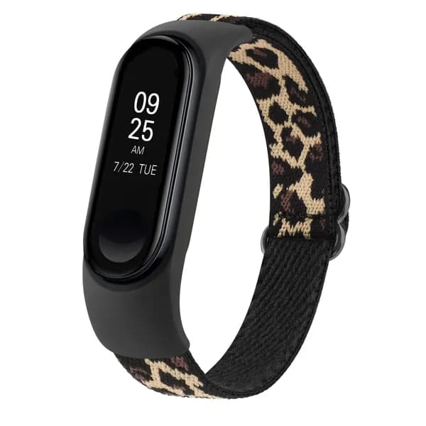 Эластичный нейлоновый ремешок для Xiaomi Mi Band 7 6 5 4 3, регулируемый браслет