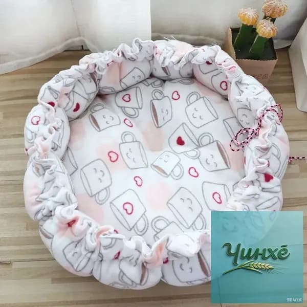 Лежанки для кошек и собак, мягкие двусторонние домики для питомцев