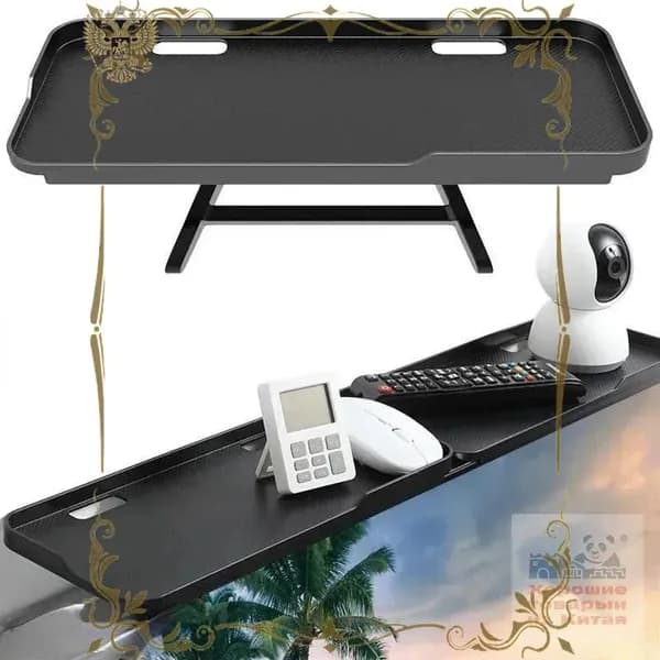 Навесная полка кронштейн подставка на телевизор, монитор для ресивера
