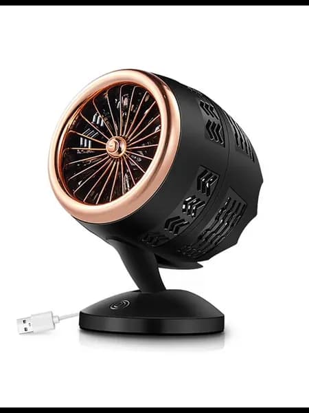 Мини USB вентилятор для охлаждения（черно-золотой）