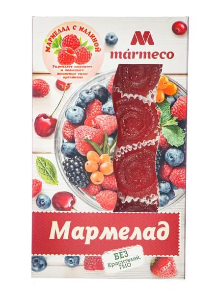 Мармелад желейный формовой " С Малиной", 180гр