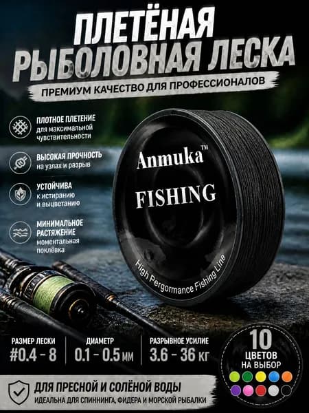 Монофильная леска для рыбалки, размотка: 100 м, толщина: 0.16 мм