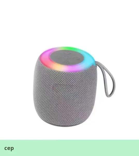 Портативная колонка с Bluetooth 5.0, мини-сабвуфер, ночник с RGB подсветкой, тканевый корпус, 309, для улицы и дома