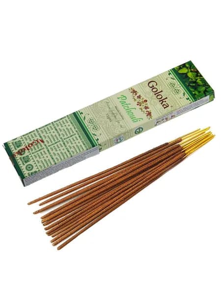 Благовония палочки Пачули (Patchouli) Goloka, 15 г