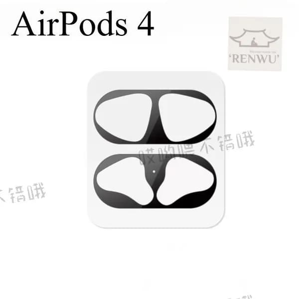Защитная пленка для AirPods 4 / наклейка для кейса Аирподс 4 / защита от пыли