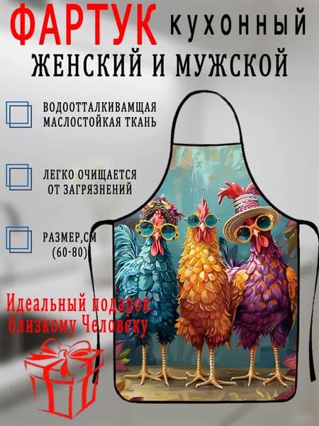 Фартук кухонный  1шт, Как на картинке