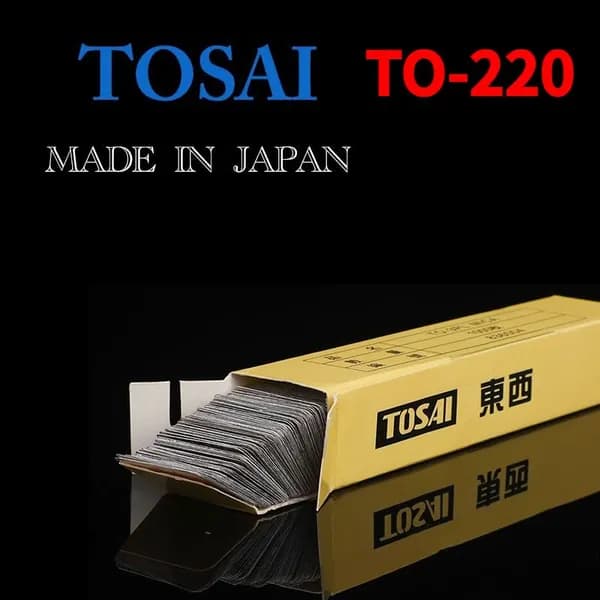 100 шт Япония TOSAI TO-220 13*18*0.12mm импортная изоляционная прокладка из натуральной слюды
