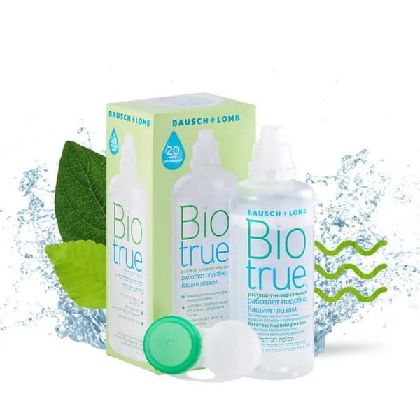 Bausch + Lomb универсальный раствор Biotrue (120 мл.)