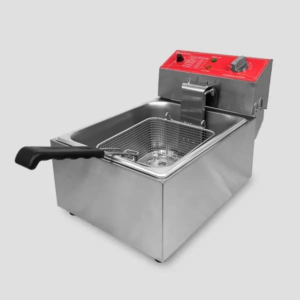 Фритюрница KARSTONTECH KS-F60, 6 литров, 2.5 кВт, нержавеющая сталь