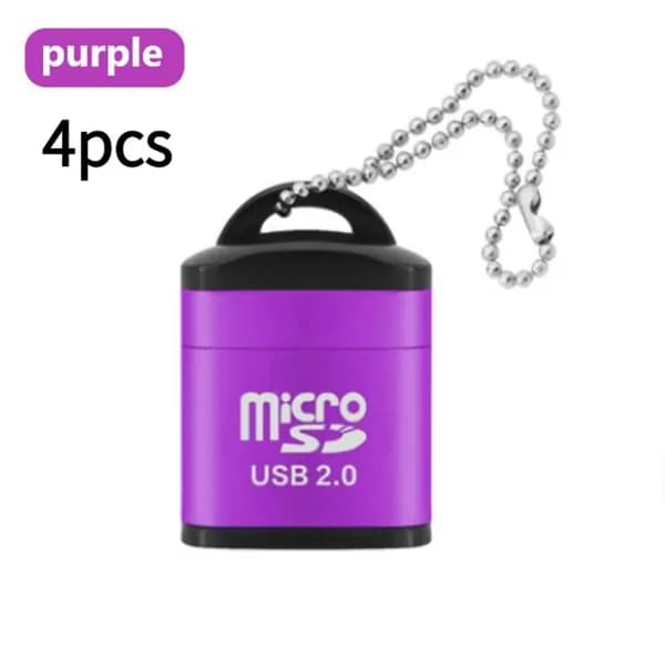 Мини-USB-кардридер для карт памяти Micro SD/TF Высокоскоростной адаптер USB 2.0 для ПК и ноутбука