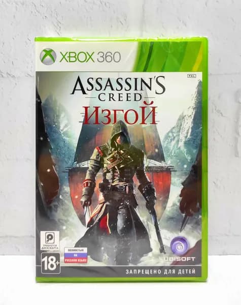 Assassins Creed Rogue Изгой Полностью на русском Видеоигра на диске Xbox 360. Товар уцененный
