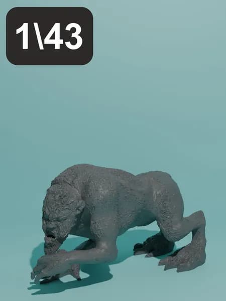 Мутант "Химера". Фигурка в масштабе 1:43