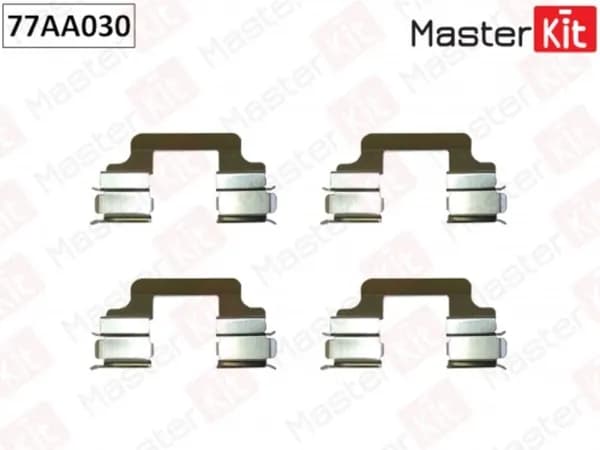 Комплект Установочный Тормозных Колодок Vw Transporter 03-15, Multivan. Audi A4 04-, A6 05- (MASTERKIT 77AA030)