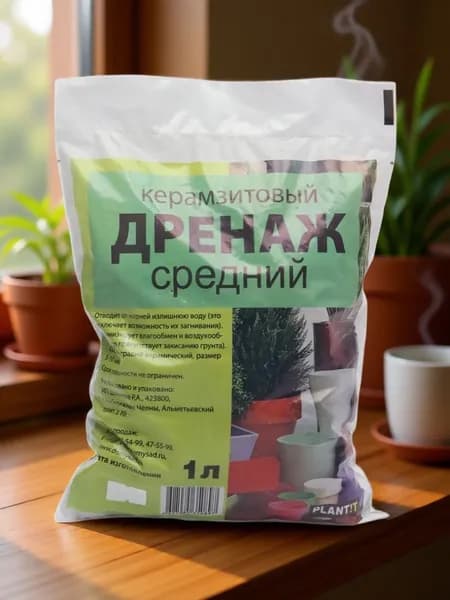 Керамзитовый ДРЕНАЖ средний 1л