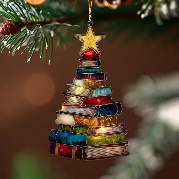 Рождественское книжное дерево