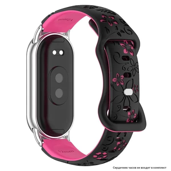 двухцветный силиконовый ремешок для Xiaomi MiBand 10/9, спортивный водонепроницаемый ремешок для Xiaomi Band 8