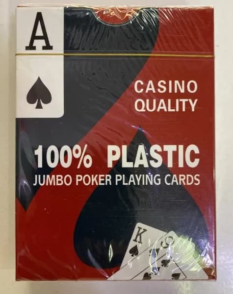 Карты игральные Jumbo красные