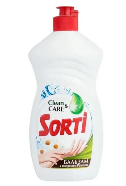 Sorti Бальзам для мытья посуды Clean Care Ромашка, 450 мл