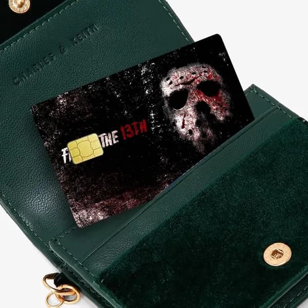 Джейсон Вурхис Jason Voorhees Наклейка для банковской карты