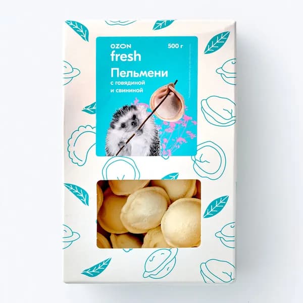 Пельмени с говядиной и Свининой 500 г, Ozon fresh, замороженные