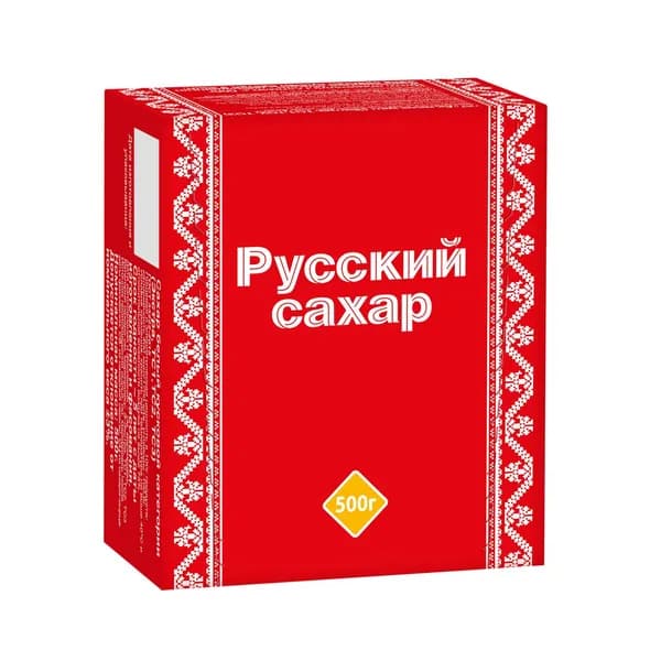 Сахар РУССКИЙ кусковой, 500г