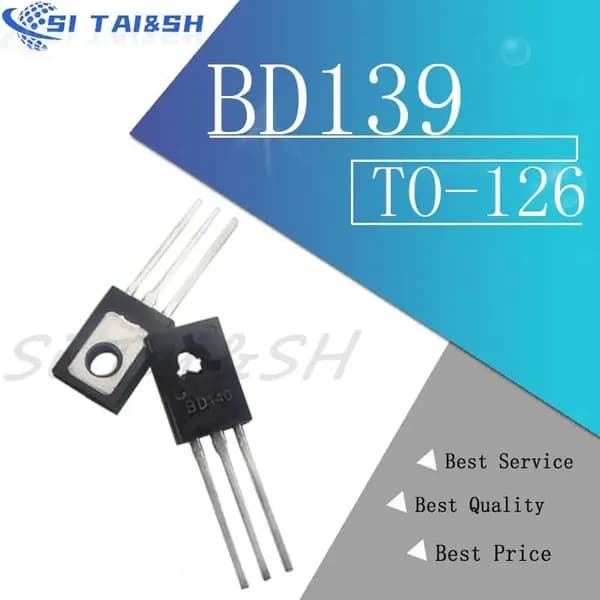 20шт BD139 BD140 ( 10шт BD139 + 10шт BD140 ) TO126 TO-126 ic чип Электронные компоненты BOM