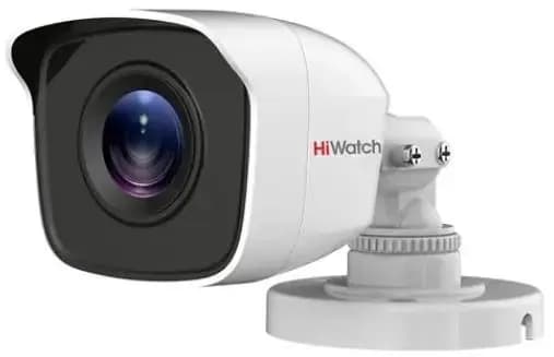 Камера видеонаблюдения HiWatch 2.8mm, 1280x720, 1 Мп, CMOS, 25 кадр/сек, до 20 м, IP66, цилиндрическая, белая (DS-T110(2.8mm))