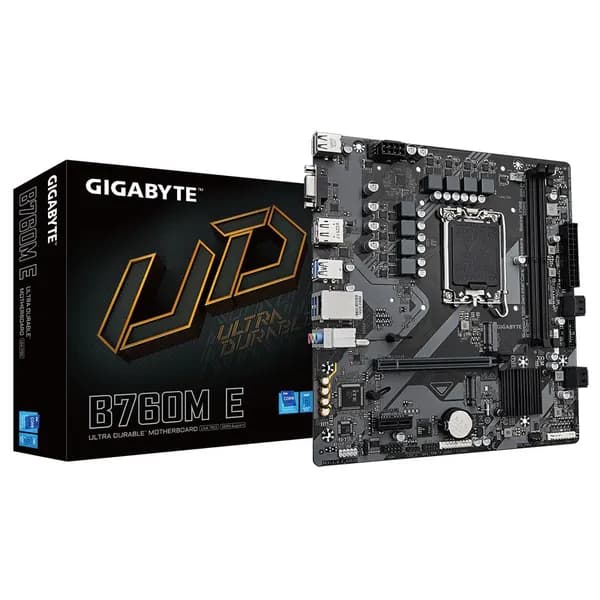 Gigabyte B760M E Intel B760 LGA1700 DDR5 Материнская плата