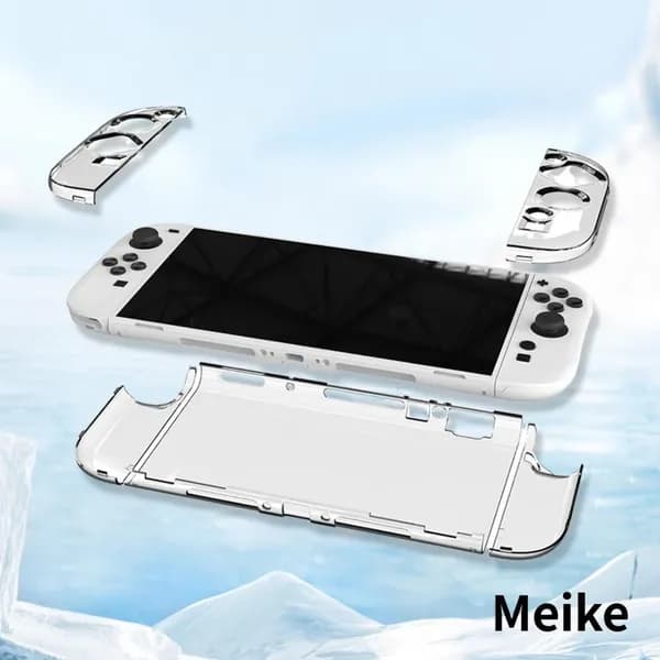 Чехол защитный прозрачный для Nintendo Switch 2, полноразмерный, из поликарбоната