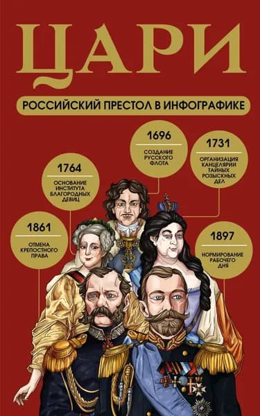 Цари. Российский престол в инфографике | Электронная книга