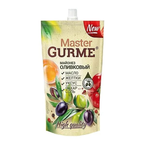 Майонез оливковый Master Gurme 50.5% 350мл