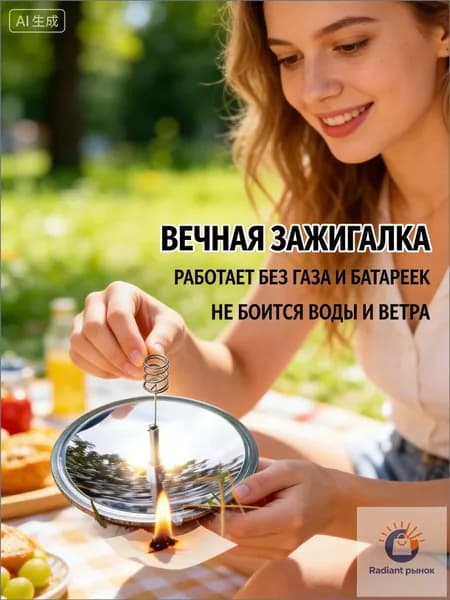 Портативный экологичный бестселлер для выживания, используемый как солнечная печь без топлива, применяется в диких условиях для кемпинга и охоты, созданный для экстремальных путешествий.
