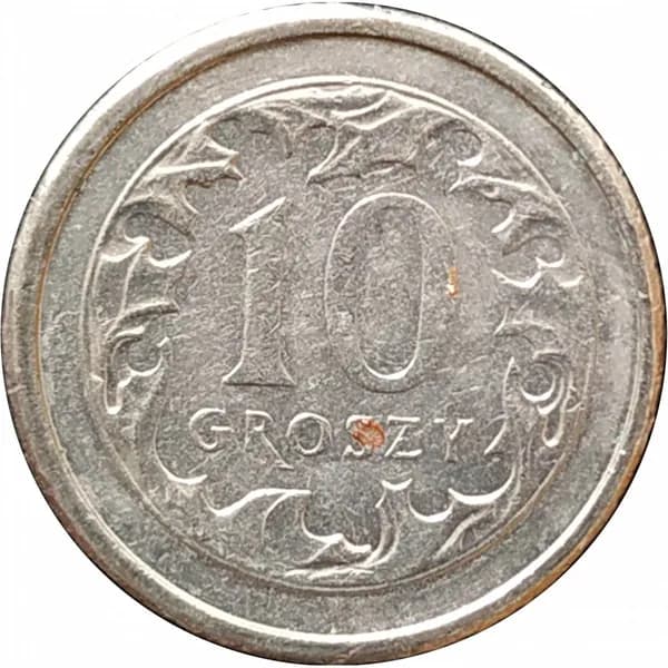 10 грошей 2005 Польша из оборота