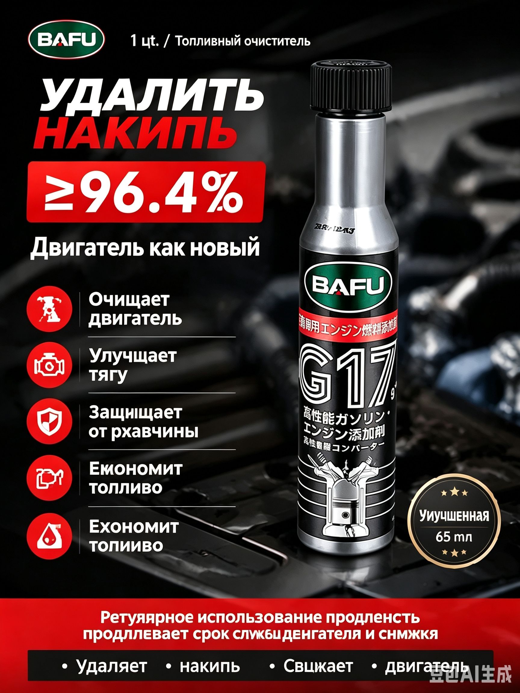 Присадка автомобильная, 65 мл