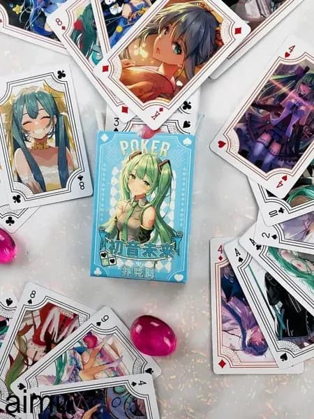 Игральные карты Hatsune Miku, аниме-коллекция, покер для фанатов аниме