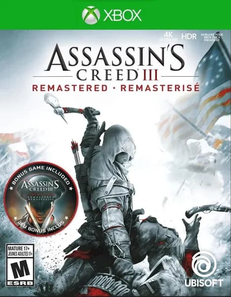 Игра Assassin's Creed III Remastered для Xbox One/Series X S, Русская озвучка, электронный ключ