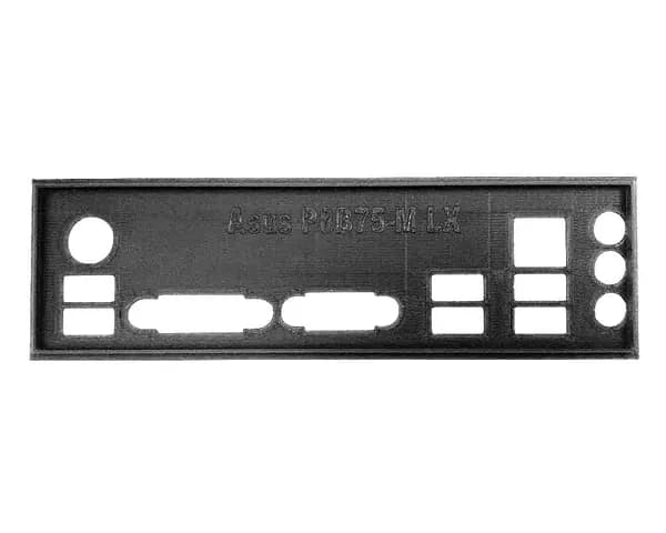 Заглушка для компьютерного корпуса к материнской плате Asus P8B75-M LX black