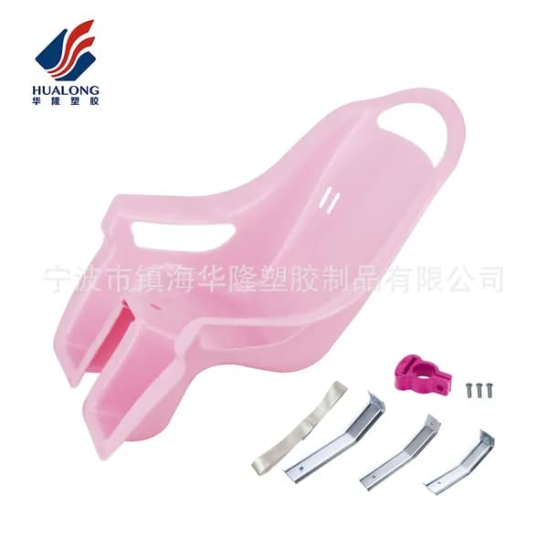 Детское велосипедное сиденье R2, розовое, модель DOLL SEAT-02