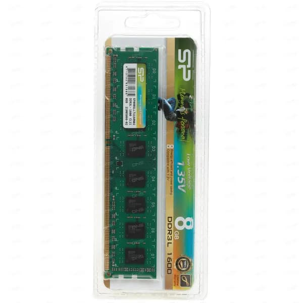 Silicon Power Оперативная память SP008GLLTU160N02 DDR3L, 1600 МГц, 1 x 8 ГБ (SP008GLLTU160N02)