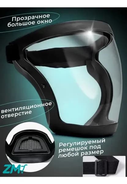 Щиток защитный, цвет: Прозрачный, 1 шт.