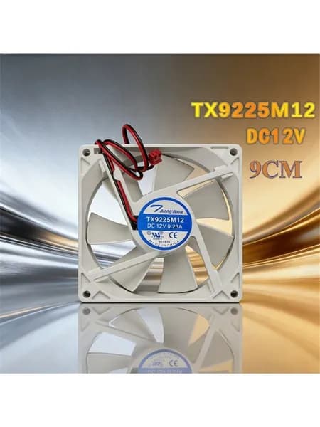 Подходит для 2-проводного источника питания Tianxuan 9225 TX9225M12S 12V 0.19A 9 см 9025 аксессуары для вентилятора охлаждения