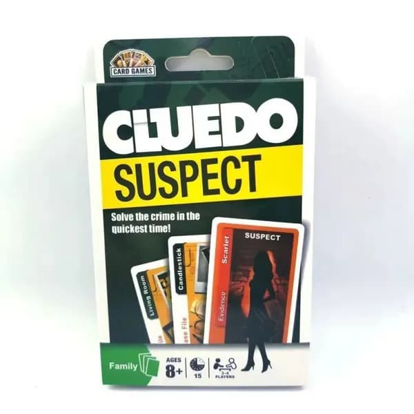 Веселая настольная игра Mattel Games CLUEDO, Карты