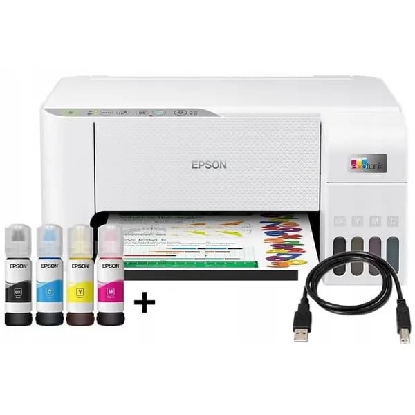 МФУ МФУ струйное Epson EcoTank L3251 C11CJ67518 цветной, А4, печать копия сканер, СНПЧ, Wi-Fi, USB